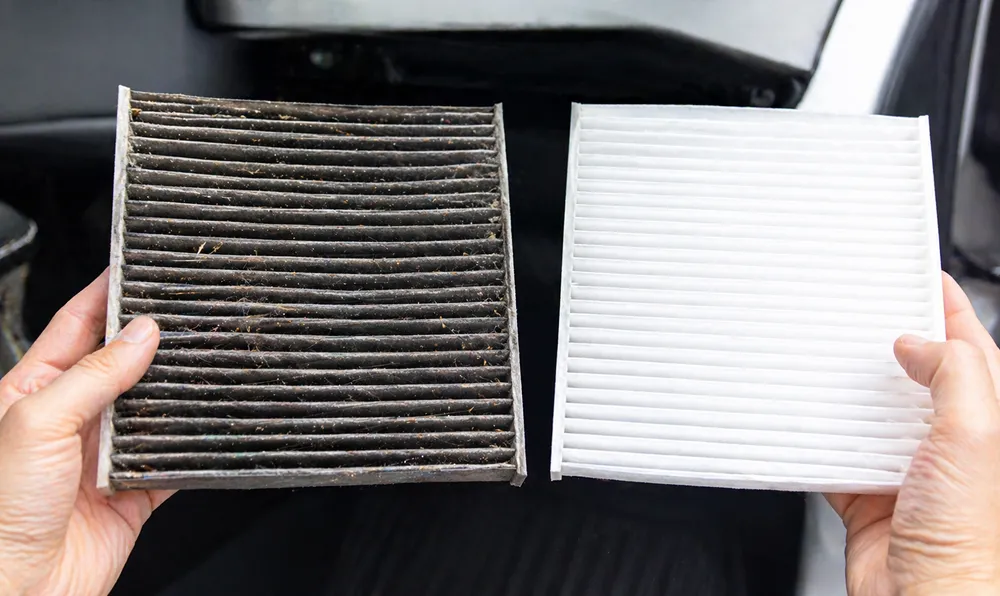 車のエアコンフィルター