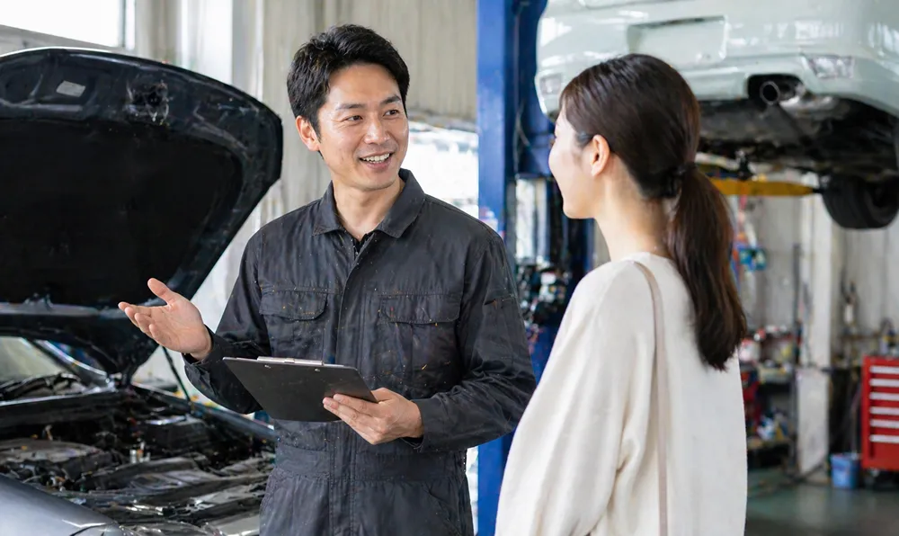 親切な自動車整備士