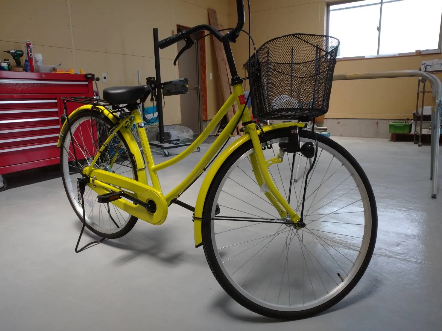 自転車の塗装