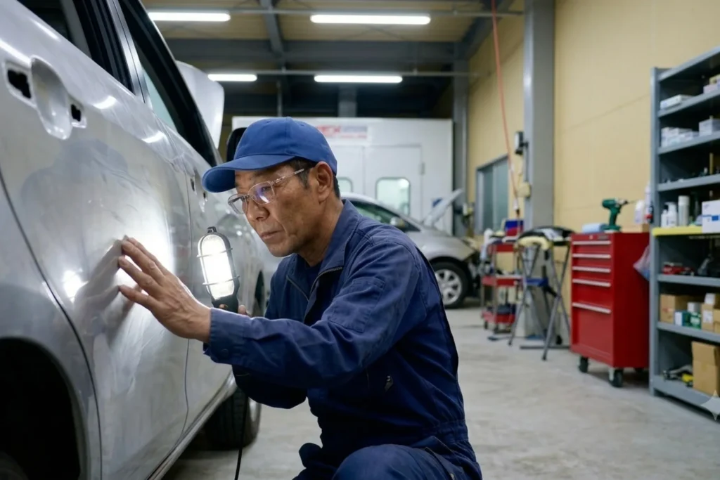 平戸の中古車修理