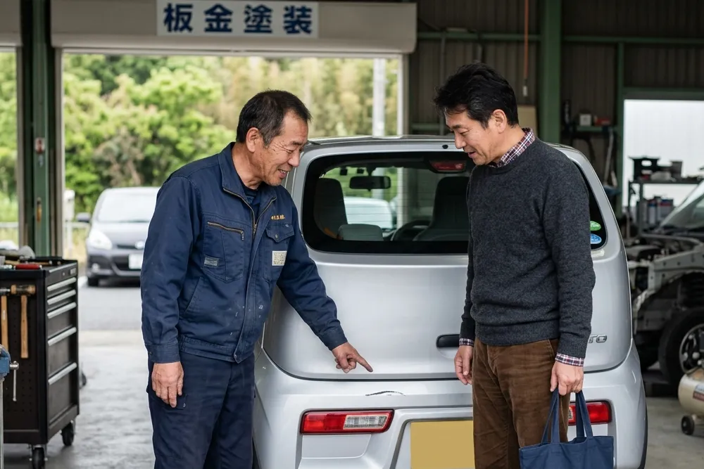 佐世保の鈑金塗装